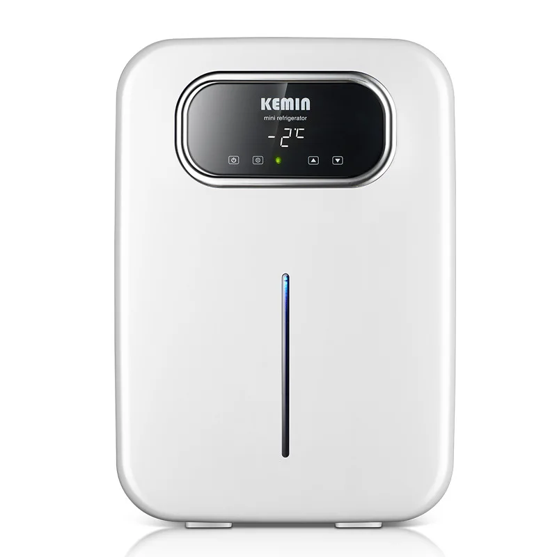 

20L Small Refrigerator Home Car Dual-use Single Door Student Bedroom Cosmetic Mask Freezer Portable Mini Fridges Cake Showcase