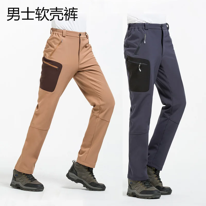 High quality Men's Fleece Thermal Salewa Outerdoor Climbing Hiking Trekking Softshell Pants