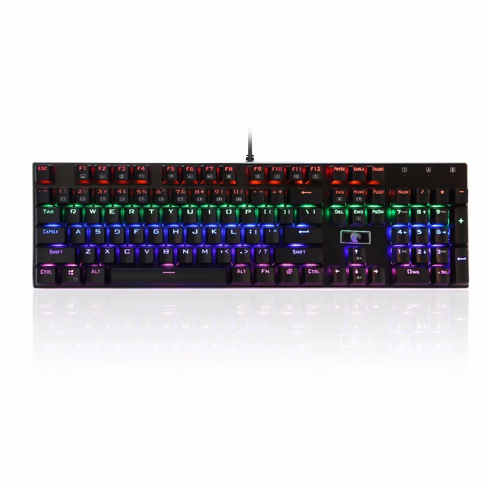 Z88 Eagle Mechanical Keyboard With Led Backlit , 104 Keys Outemu Blue
