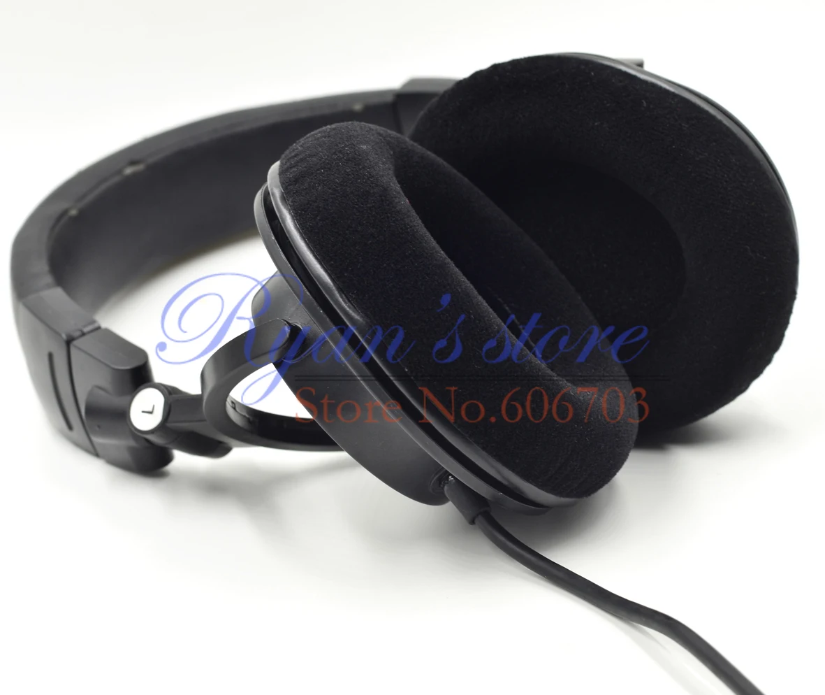 

black replacement cushioned ear pads for ATH- MSR7 PRO5 WS770 T500 Headphones