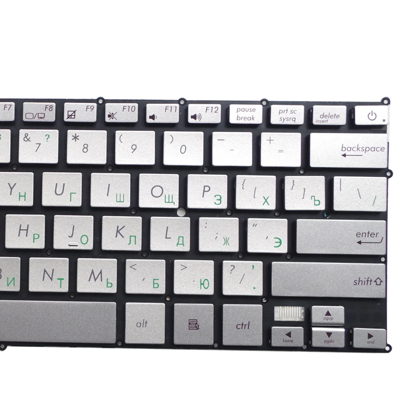  RU New FOR ASUS UX21 UX21E UX21A Laptop Keyboard Russian Silvery