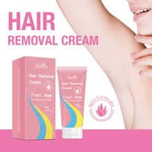 Clear hair loss cream stone hair removal super natural painless hair removal cream soft does not hurt the skin is not irritating
