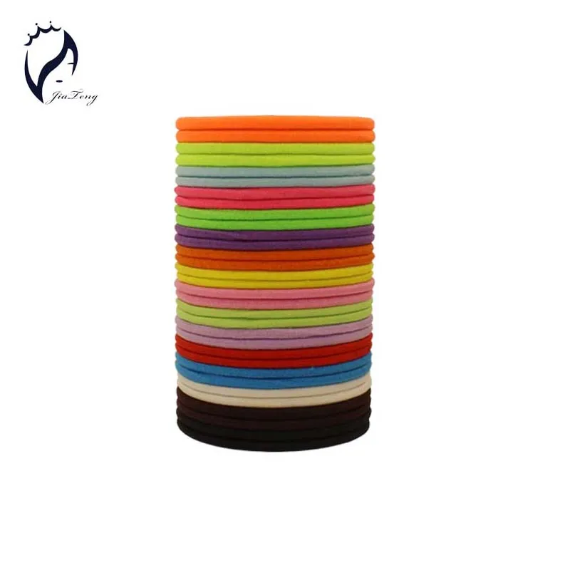 50 Pcs Mix 50 шт./лот, 50 мм, Детские резинки для девочек и женщин, аксессуары для волос Para El Pelo, держатели для волос, утолщенные резинки, Эластичные аксессуары - Цвет: 50 Pcs Mix