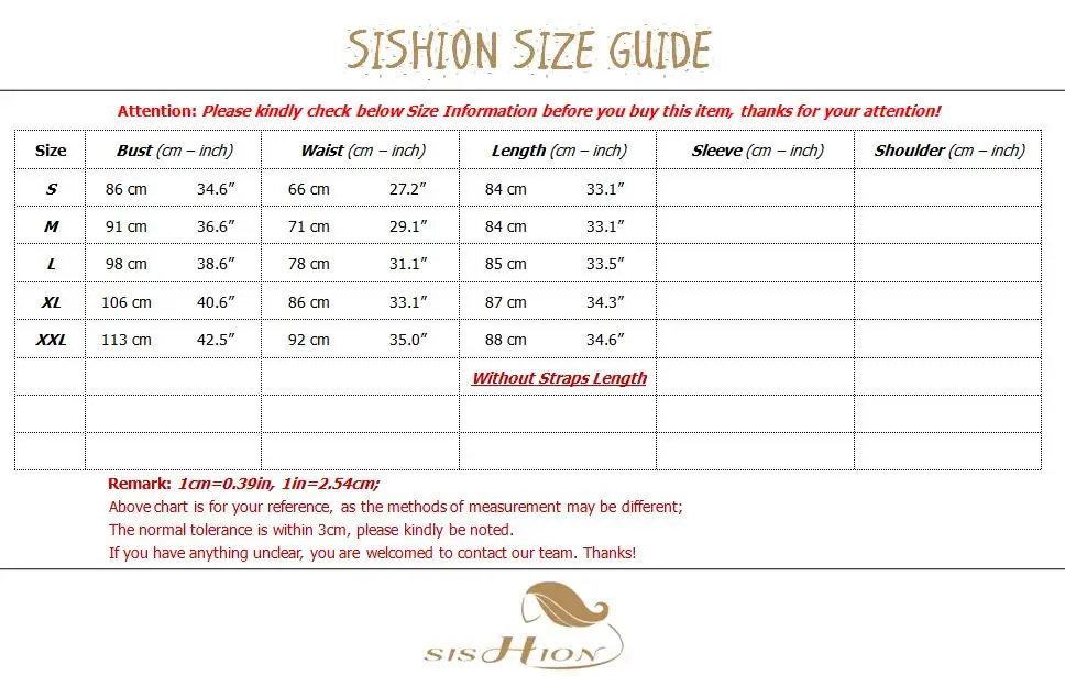 VD0087 SIZE INFOR.