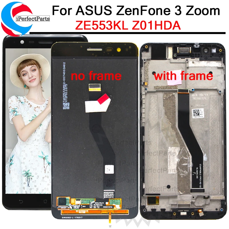 

5.5" For Zenfone 3 Zoom ZE553KL LCD 1920x1820 Display For ASUS ZenFone 3 Zoom ZE553KL ZE553 Z01HDA LCD Touch Screen Digitizer