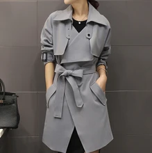 Trench Coat For Women 2016 New Winter Spring Fashion Brand Windbreaker Overcoat Casacos Femininos