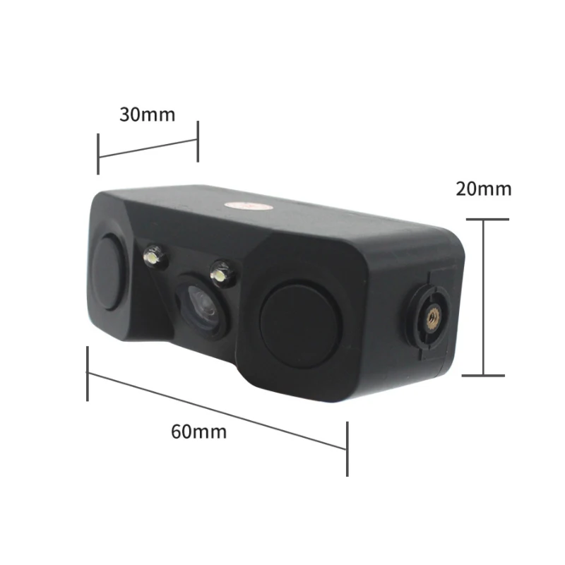3 в 1 Автомобильная камера ночного видения заднего вида радар Высокоточный парковочный датчик 170 градусов угол обзора IP67 водонепроницаемый с зуммером
