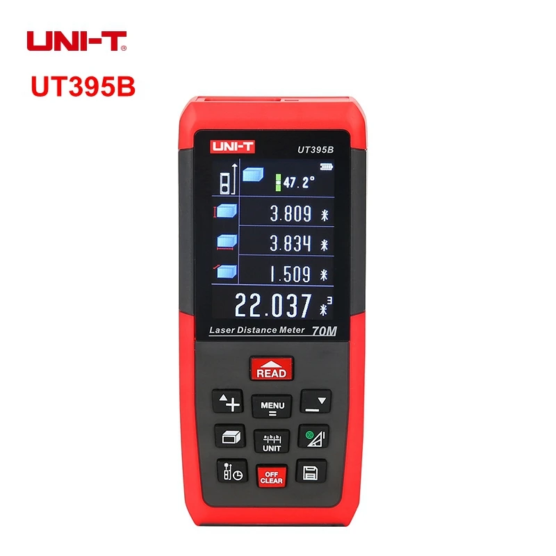 

UNIT UT395B 70M Professional Laser Distance Meters Rangefinder Triangle Area Continuous Measure