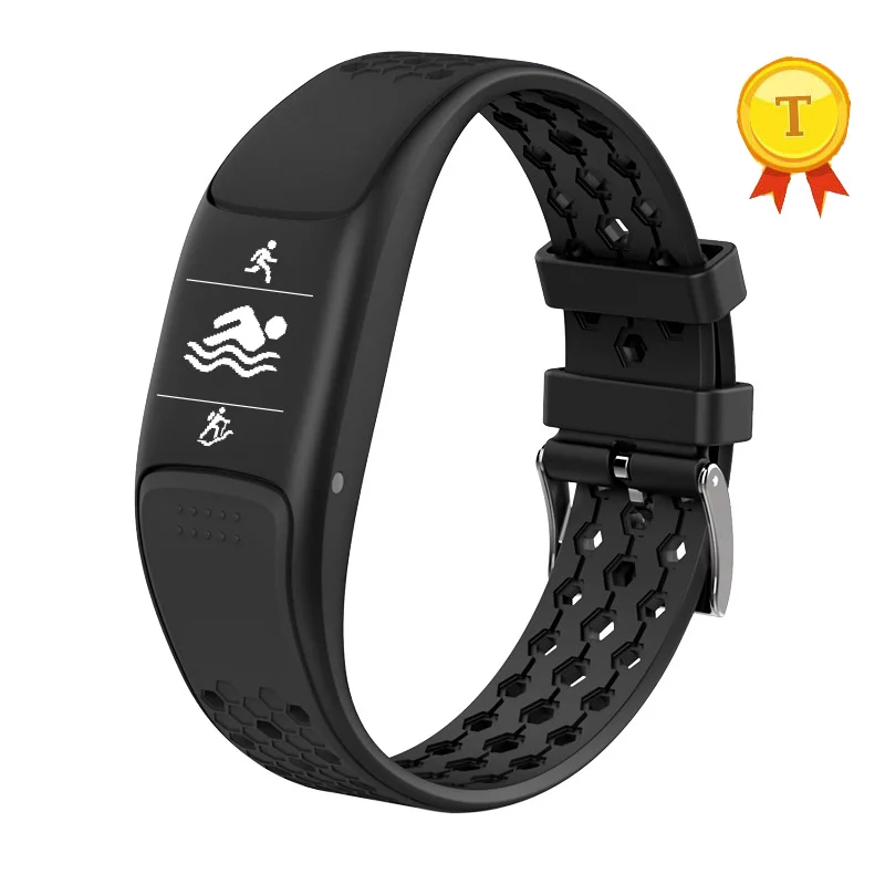 gps Смарт Фитнес трекер динамический мониторинг сердечного ритма в режиме реального 0,7" OLED Экран IP68 Водонепроницаемый смарт-браслеты с Шагомером