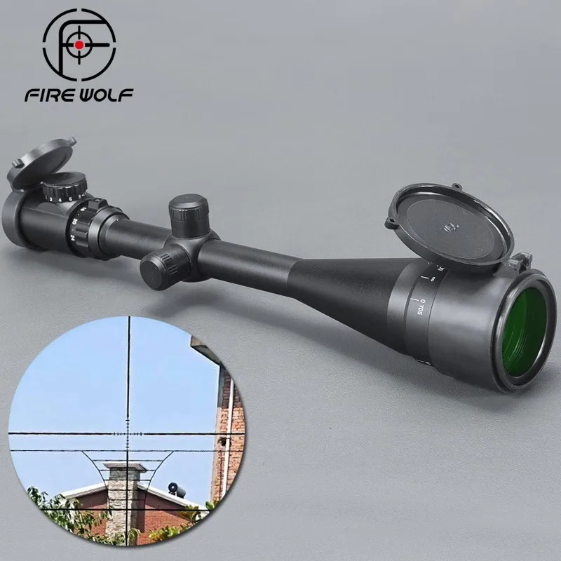 

6-24X50 AOEG Riflescope Hunting Optics Hunting Scope Adjustable Light Reticle Tactical Scope with 20/11mm Rails