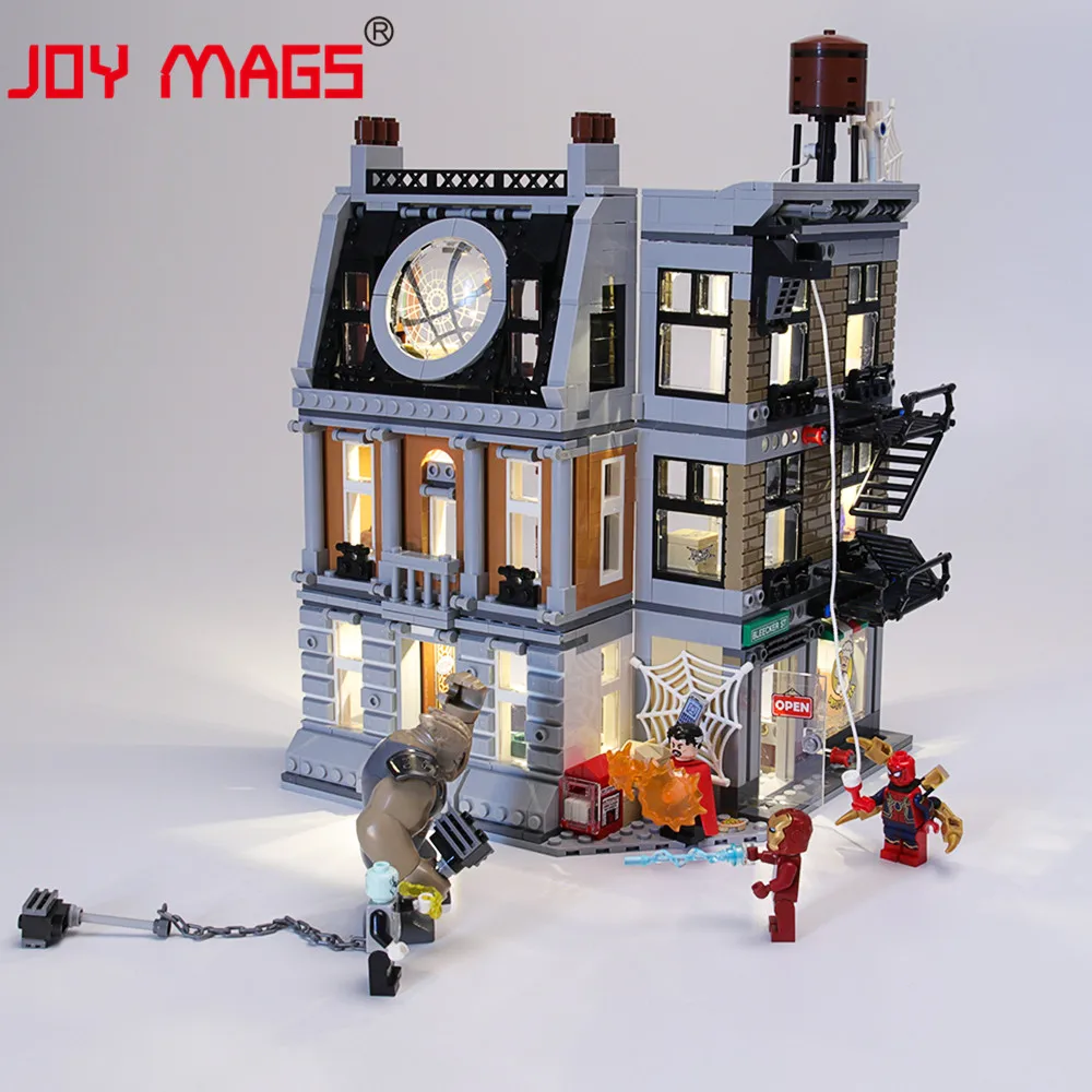 

JOY MAGS Led Light Kit For 76108 Series Sanctum Sanctorum Showdown Lighting Set Compatible With 07107 10840