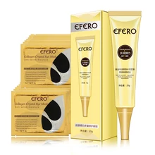 6 шт EFERO набор по уходу за кожей комплект увлажняющий крем для век устройство для удаления темных кругов патчи для глаз против старения против отечности Сыворотка для глаз уход