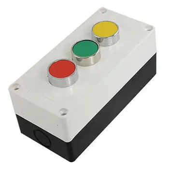 

AC 400V 10A Green NO Red NC Momentary Push Button Switch Control Station