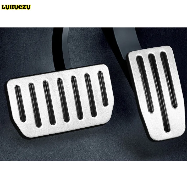 

Luhuezu Aluminium Alloy Brake Pedal Pedale Cover For Tesla Model S Model X Accessories 2015-2017