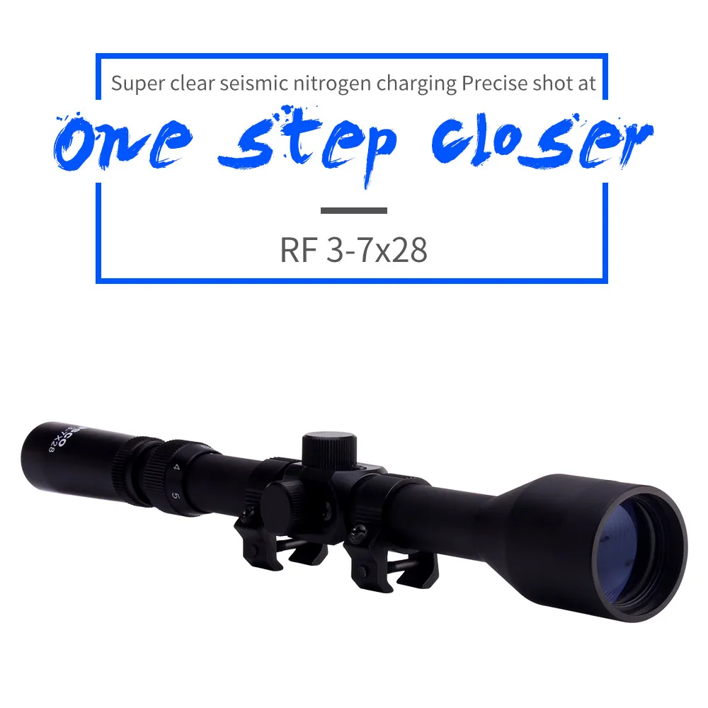 Hunting Telescope 3 7x28 Zoom Air Telescopic Rifle Scope Riflescope