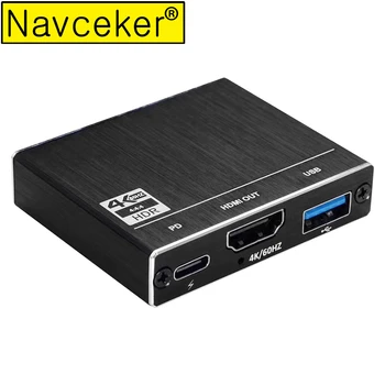 

2020 100 W PD USB 3.1 Type C USB C to HDMI Adapter 4K 60Hz HDMI 2.0 USB C to HDMI Type C USB 3.1 HUB Converter for MacBook Pro