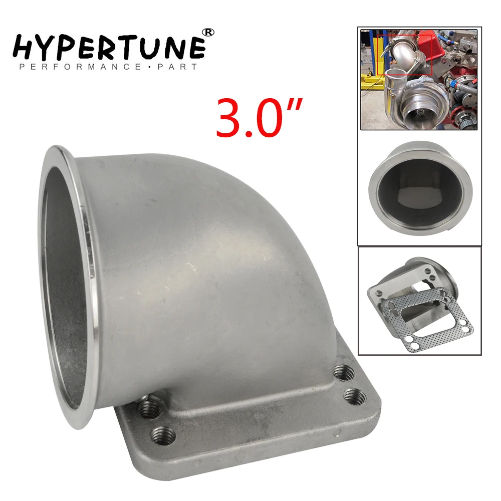 Hypertune 3 0 &quotVband 90 градусов литой турбо локоть адаптер фланец 304 нержавеющая сталь