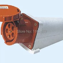 125A 3 P N E 5 pin 220-380 В/240-415 В IP67 145 Трехфазная система водонепроницаемые промышленные поверхностного монтажа розетки