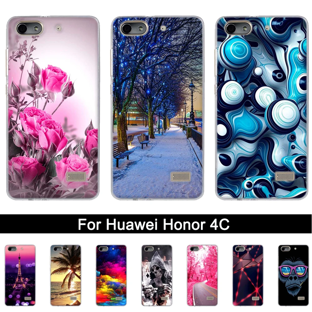 

for Huawei Honor 4C Soft Silicon Phone Covers Case For Huawei G Play Mini Cases Protective Durable Shell Mobile Phone Back Cover