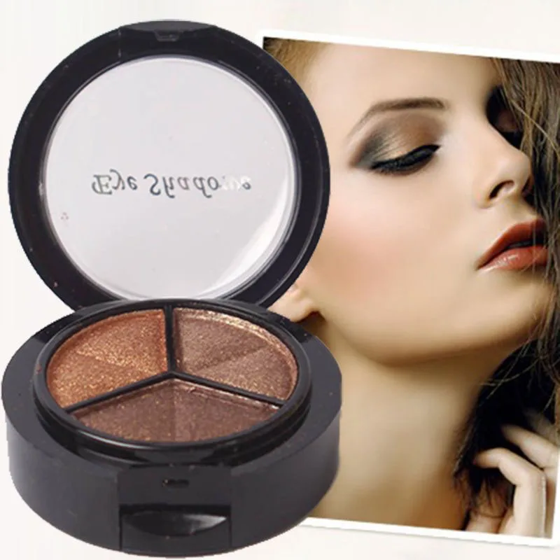 3 Colors Glitter Eyeshadow Palette Naked Matte Smoky Eye Shadow Palette Professional Brand Women Cosmetic Make Up Set VD869 P45