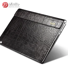 Для поверхности book13." чехол из натуральной воловьей кожи под крокодиловую кожу чехол для поверхности книги флип бизнес из натуральной кожи умный чехол