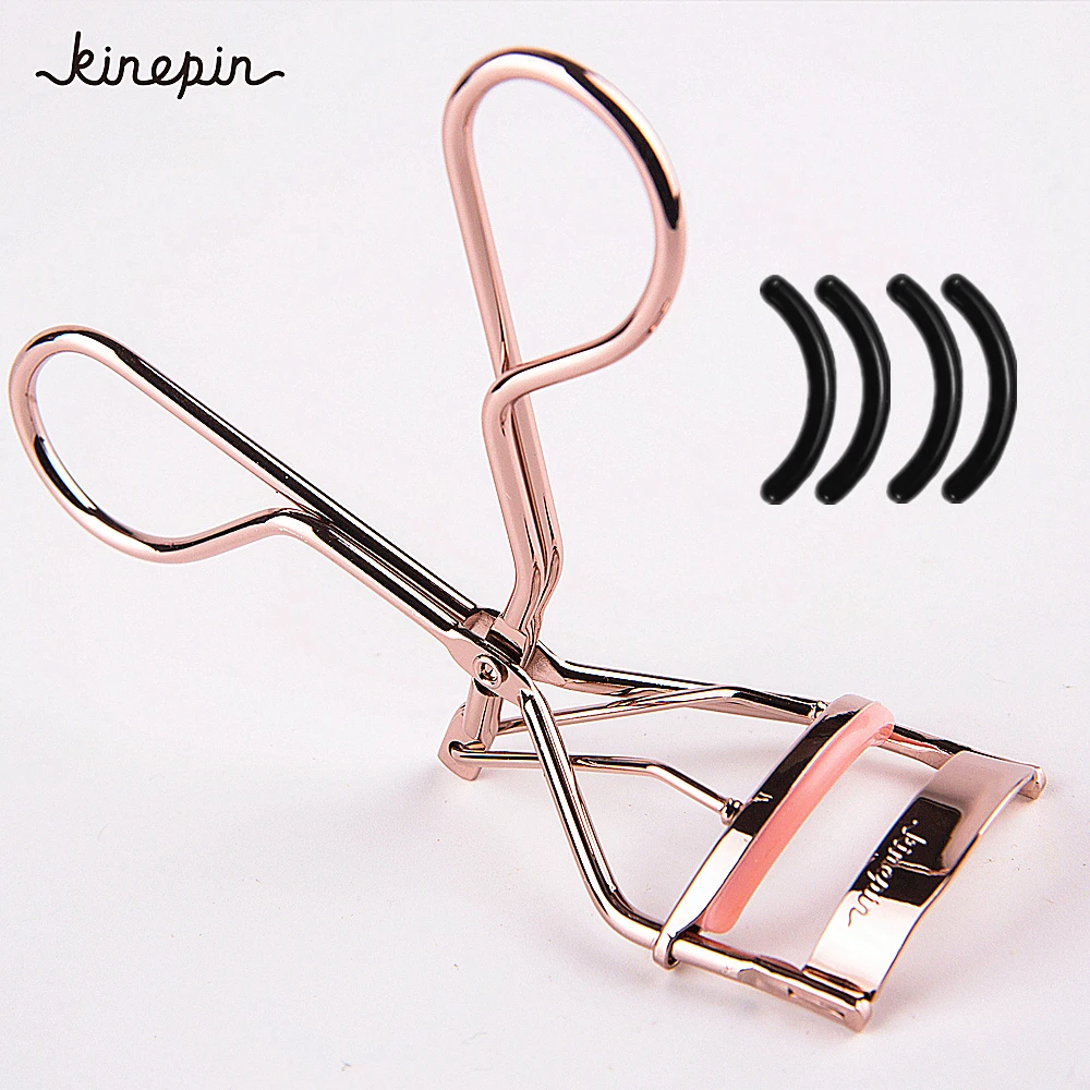 Rose Gold Carbon Steel Pro Eyelash Curler Handle Eye Curling Eyelashes