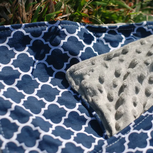 Buy Quatrefoil Minky Blanket Wholesale Blanks Baby
