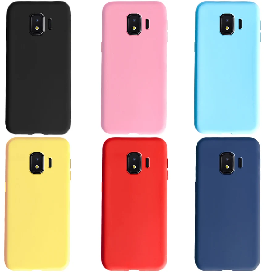 Силиконовый чехол для Samsung Galaxy J2 Core мягкая задняя крышка из ТПУ ярких цветов 2020 J 2