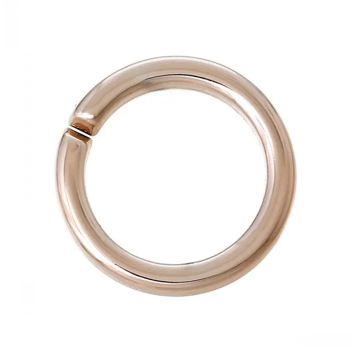 Acrylic Link-Opened Connector Findings Chains Round Rose Gold For Necklace/Bracelets Making 24mm Dia 100PCs from yiwu | Украшения и