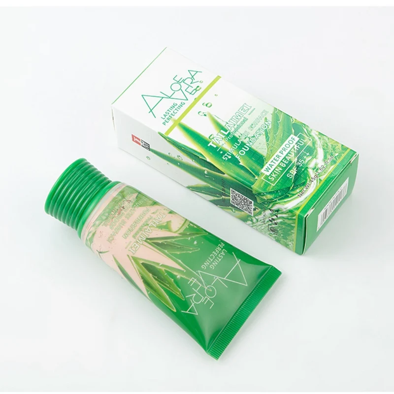 

Professional Face Base Makeup Aloe Vera Full Cover Concealer Whitening Minearls Powder Liquid Foundation BB Cream