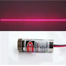 

5PCS Red Line Laser Module 5mW 650nm Focus Adjustable Laser Head 5V Industrial Grade