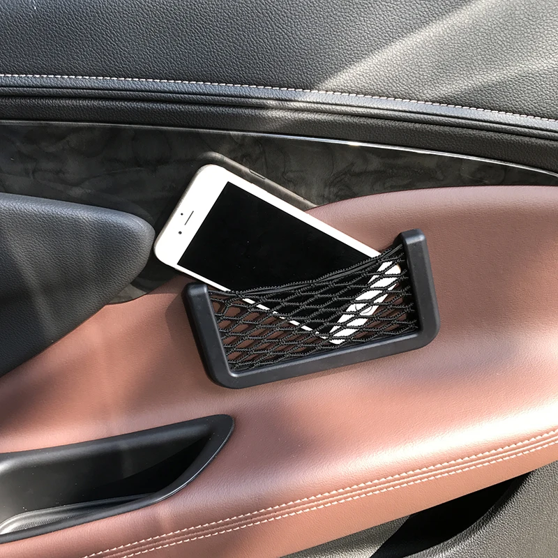 

Universal seat side back storage mesh bag phone holder pocket for Suzuki SX4 SWIFT Alto Liane Grand Vitara Jimny S-Cross