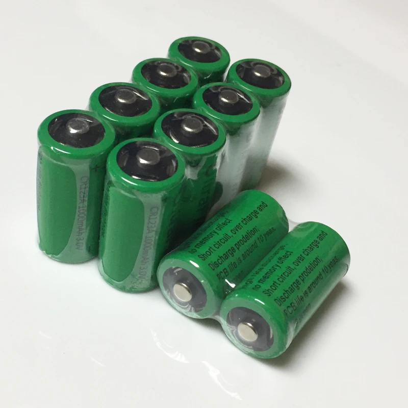 2-10 шт. cr123a перезаряжаемые батареи 3 в литий-ионный CR 123A 16340 17335 батарея 3,2 В LiFePo4 ячейка для цифровой камеры