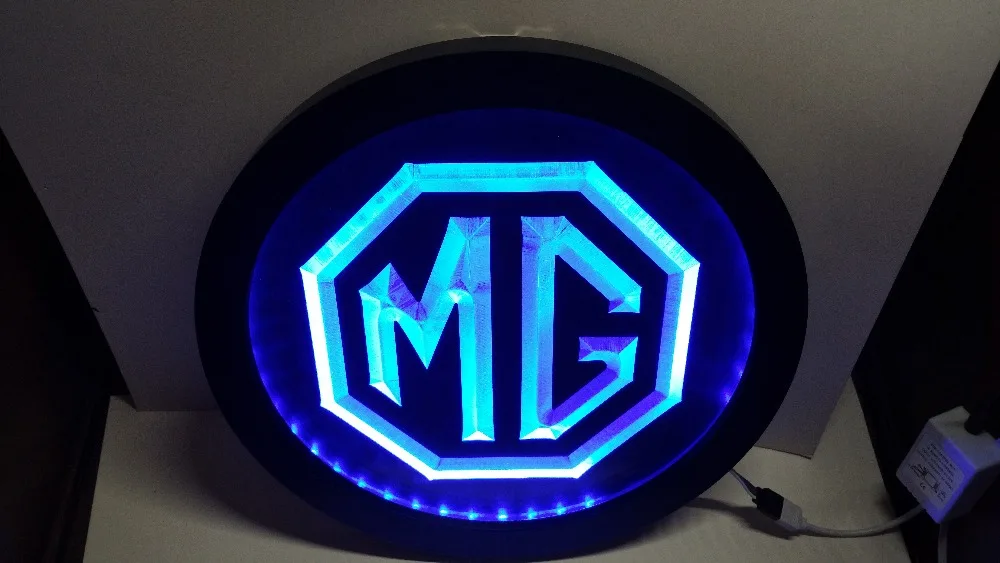 MG Morris Garage RGB светодиодные разного цвета беспроводной контроль пивной бар Пивной клуб Неоновый свет знак специальный подарок