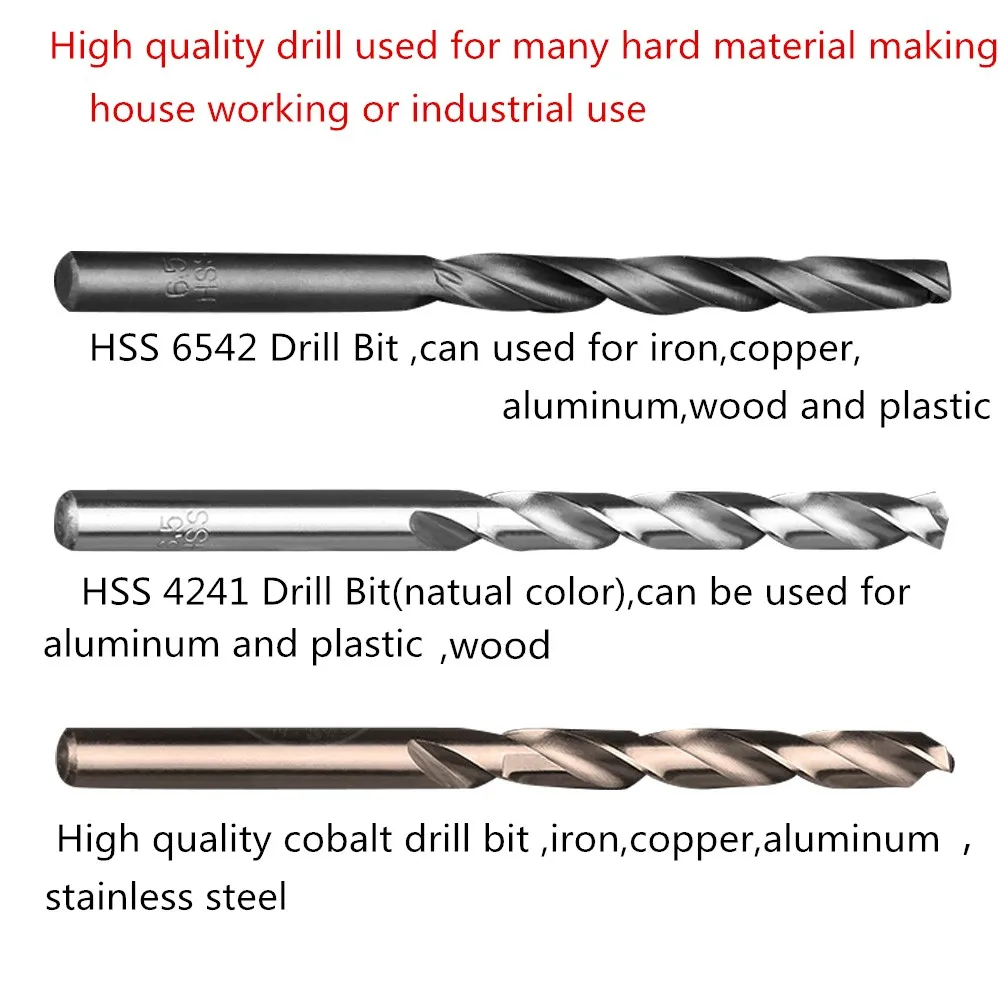 13 шт./партия твердый вольфрамовый кобальтовый из быстрорежущей стали сверло 1,5 мм-6,5 мм для Dremel отверстие пилы железо медь алюминий нержавеющая сталь