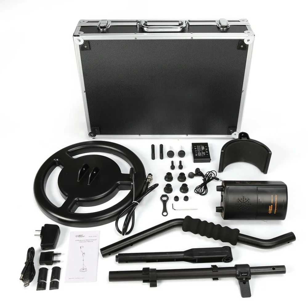 

AS944 Professional Underground Metal Detector Adjustable Gold Silver Finder Treasure Hunter Tracker 3m Depth
