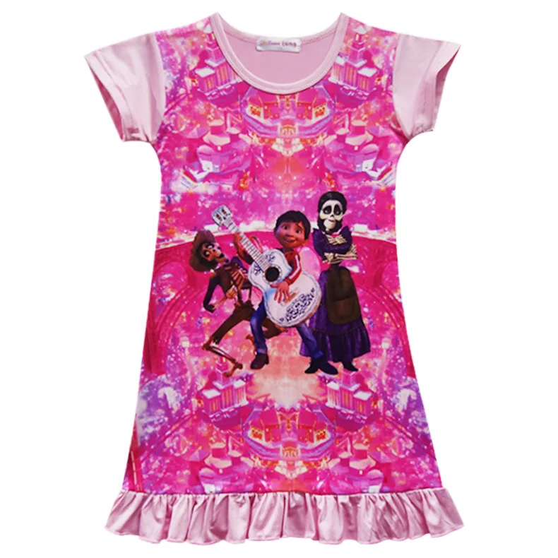 Moive COCO/летнее платье для девочек платье принцессы Детский костюм для детей от 2 до 10 лет, платье для малышей - Цвет: model 8