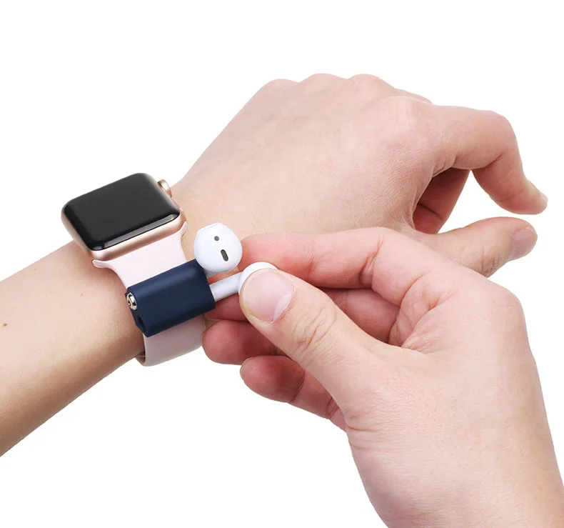 Wireless Bluetooth Airpods generation Watch Headphone Case Anti-lost AirPods Headphones Silicone Storage | Электроника