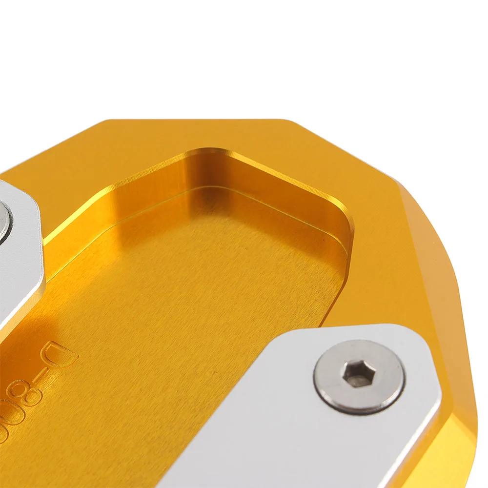 CNC Aluminum Motorcycle Side Stand Kickstand Support Plate Foot Pads For Ducati Scrambler 800 Classic Urban