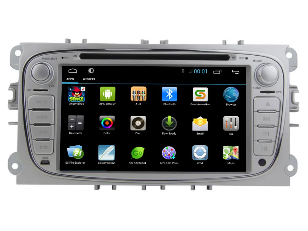 Excellent Quad 4 Core Android 7.1 Car DVD GPS For Ford Mondeo Focus 2 S-max 2008 2009 2010 2011 with Radio Navigation Bluetooth+camera 3