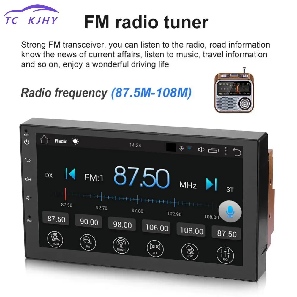 

Autoradio 7 Inch Touch Screen Car Mp5 Hd Player Support Dvr Bluetooth Android Auto Stereo Audio Players Fm Radio Gps Navigator