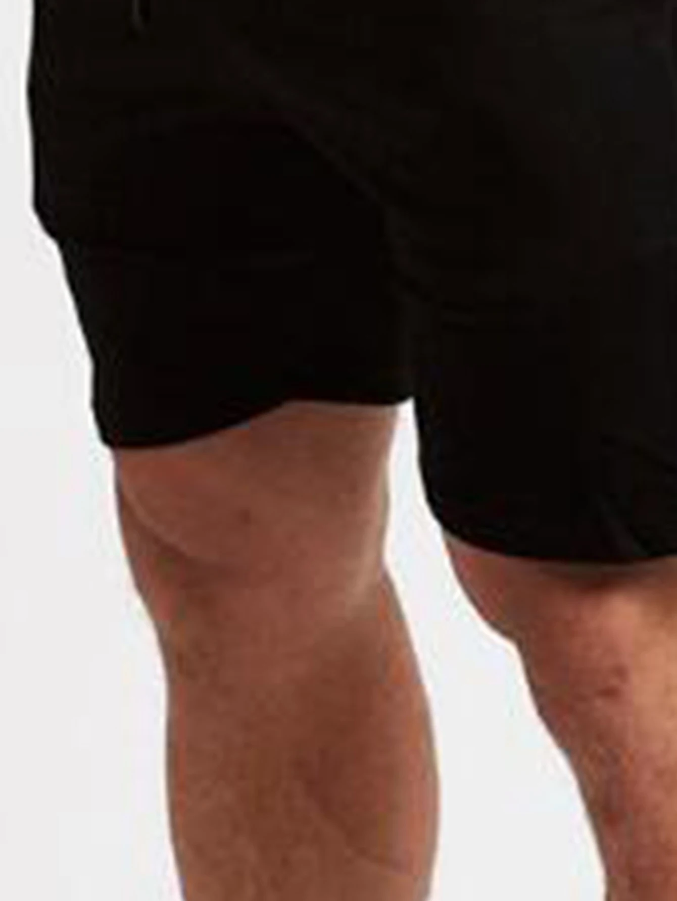 90% OFF Men's New Fashion Casual Solid Color Pocket Cinchette Sweatpants Shorts