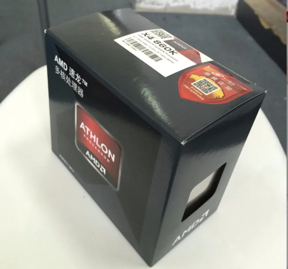 Компьютер AMD Athlon X4 860K X860K в коробке с радиатором FM2 + четырехъядерный процессор 100%