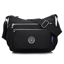 Женские сумки-мессенджеры, нейлоновая женская сумка на плечо, сумка-хобо, сумка через плечо, модные женские сумочки, женские школьные сумки