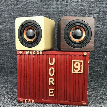 

2019 Promotion Portable Wood speakers Wireless Outdoor Bluetooth Mini Speaker