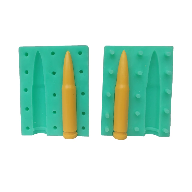 

Cake Tools 5 pc bullet silicone mold Decorating Cupcake topper chocolate Gumpaste fondant cake tool mould