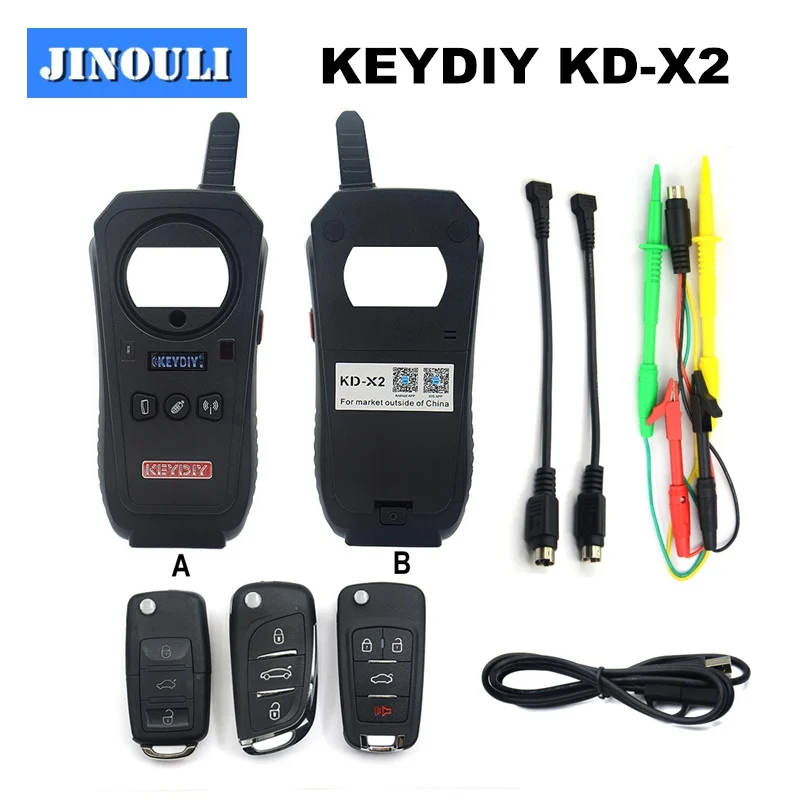 

Newest KEYDIY KD-X2 Remote Maker Unlocker and Key Generator 96Bit 48 Transponder Chip Copier English Version No Token Required