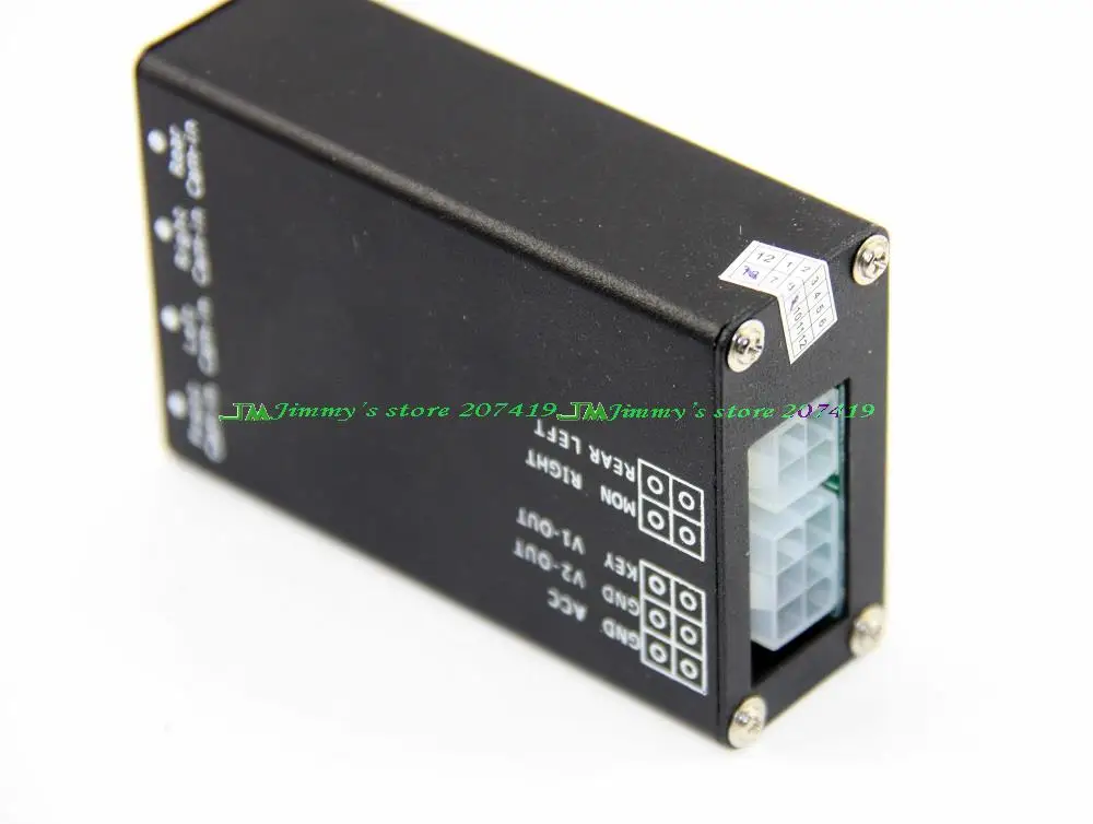 imágenes para Inteligente cámara del coche de caja de control quad de cuatro canales de vídeo para frontal/lateral/cámara de visión trasera de control de 4 vías de imagen de vídeo del coche sistema imágenes para Inteligente cámara del coche de caja de control quad de cuatro canales de vídeo para frontal/lateral/cámara de visión trasera de control de 4 vías de imagen de vídeo del coche sistema