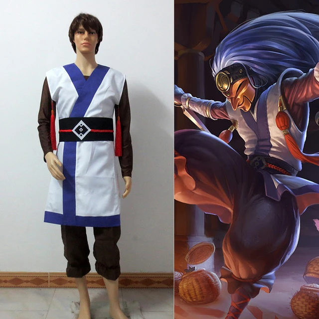 LOL Shaco Uniforms Cosplay Costume Free Shipping Custom Made Any Size