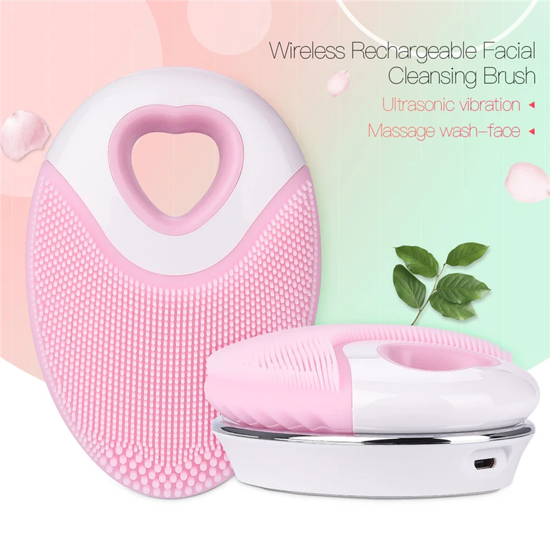 Mini Electric Facial Cleansing Brush Skin Care Massage Rechargeable